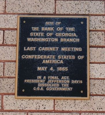 Last Cabinet Meeting Marker image. Click for full size.