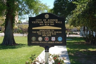 City Of Kenner Vietnam Moving Wall Marker Side 1. Click for full size. City Of Kenner Vietnam Moving Wall Marker Side 1 image. Click for full size.