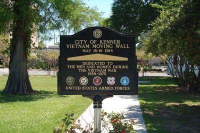 City Of Kenner Vietnam Moving Wall Marker Side 1 image. Click for full size.