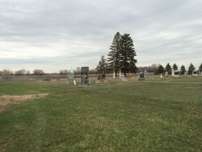 Long View of St. Mary's Catholic Church Marker image. Click for full size.