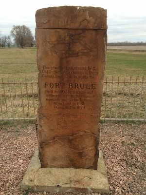 Fort Brule Marker. Click for full size. Fort Brule Marker image. Click for full size.