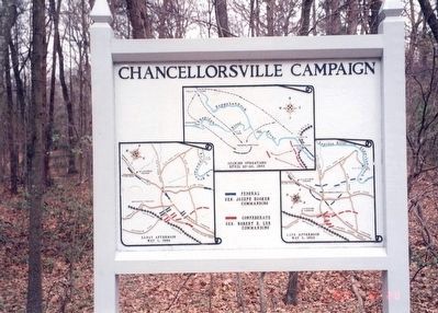 Map of th Chancellorsville Campaign image. Click for full size.