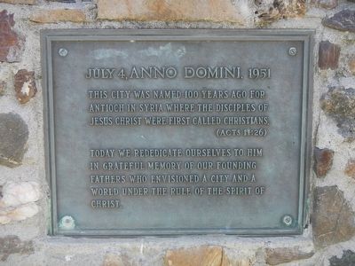July 4, Anno Domini, 1951 Marker. Click for full size. July 4, Anno Domini, 1951 Marker image. Click for full size.