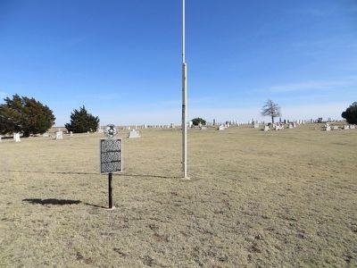 Lipscomb Cemetery Marker. Click for full size. Lipscomb Cemetery Marker image. Click for full size.