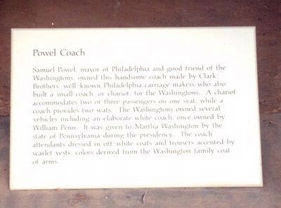 Powel Coach Marker image. Click for full size.