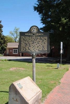 Wilkes County Marker. Click for full size. Wilkes County Marker image. Click for full size.