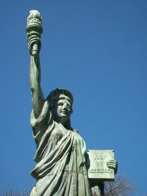 Replica of the Statue of Liberty Detail image. Click for full size.