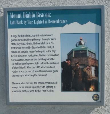 Mount Diablo Beacon Marker image. Click for full size.