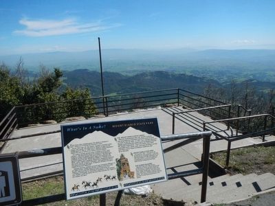 Mt Diablo State Park Marker. Click for full size. Mt Diablo State Park Marker image. Click for full size.