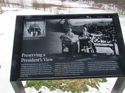 Preserving a President’s View Marker image. Click for full size.