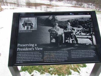 Preserving a President�s View Marker image. Click for full size.