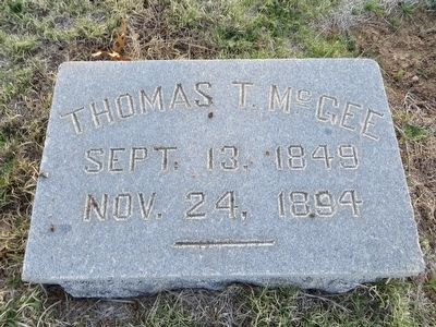 Tom T. McGee Marker. Click for full size. Tom T. McGee Marker image. Click for full size.
