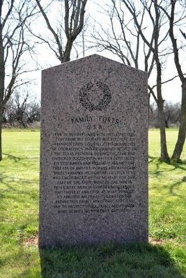 Family Forts, C.S.A. Marker. Click for full size. Family Forts, C.S.A. Marker image. Click for full size.