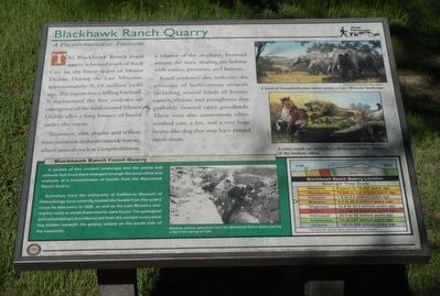 Blackhawk Ranch Quarry Marker image. Click for full size.