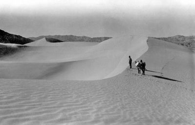 Shorty Harris and His Pack Burro in Death Valley image. Click for full size.