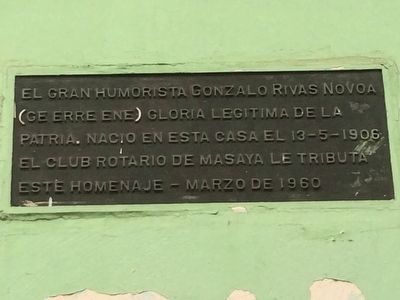 Gonzalo Rivas Novoa Marker. Click for full size. Gonzalo Rivas Novoa Marker image. Click for full size.