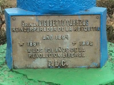 General Rigoberto Cabezas Marker. Click for full size. General Rigoberto Cabezas Marker image. Click for full size.