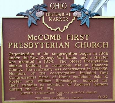 McComb First Presbyterian Church Marker. Click for full size. McComb First Presbyterian Church Marker image. Click for full size.