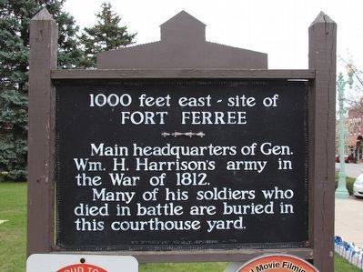 Fort Ferree Marker. Click for full size. Fort Ferree Marker image. Click for full size.