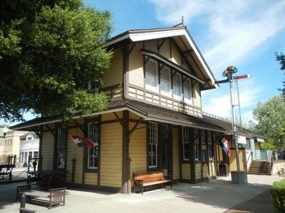 The Southern Pacific, Danville Depot. Click for full size. The Southern Pacific, Danville Depot image. Click for full size.