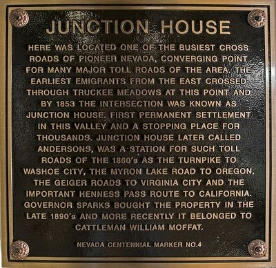 Junction House Marker image. Click for full size.
