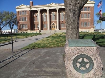 Wheeler County Marker. Click for full size. Wheeler County Marker image. Click for full size.