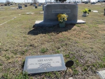 Abraham Finsterwald gravesite image. Click for full size.