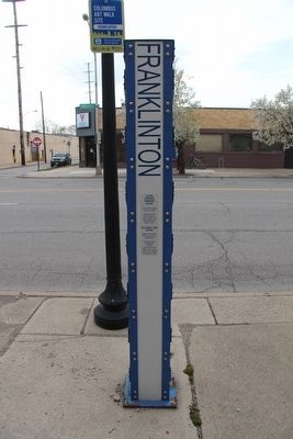 Franklinton Marker. Click for full size. Franklinton Marker image. Click for full size.