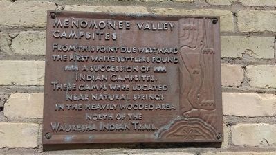 Menomonee Valley Campsites Marker image. Click for full size.