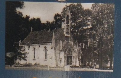 St. Mary's Catholic Church Marker (detail) image. Click for full size.