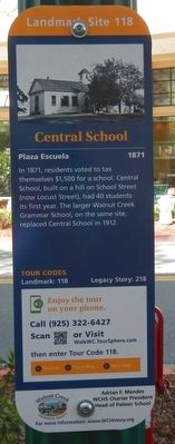 Central School Marker image. Click for full size.