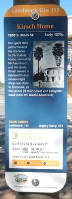 Kirsch Home Marker. Click for full size. Kirsch Home Marker image. Click for full size.