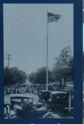 Flagpole Marker (detail). Click for full size. Flagpole Marker (detail) image. Click for full size.