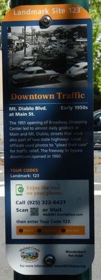 Downtown Traffic Marker. Click for full size. Downtown Traffic Marker image. Click for full size.