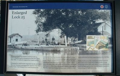 Enlarged Lock 23 Marker. Click for full size. Enlarged Lock 23 Marker image. Click for full size.
