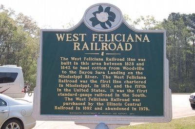 West Feliciana Railroad Marker image. Click for full size.