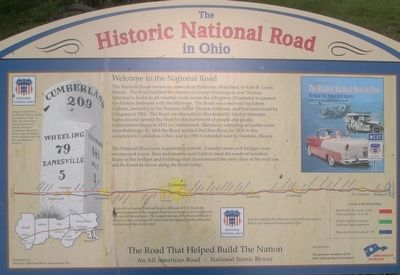The Historic National Road Marker image. Click for full size.