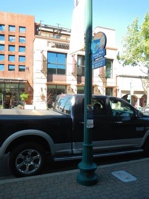 "The Corners" & Oak Saloon Marker image. Click for full size.