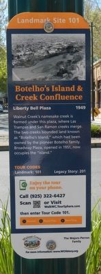 Botelho's Island & Creek Confluence Marker image. Click for full size.