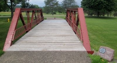Zanes Trace Bridge Marker. Click for full size. Zanes Trace Bridge Marker image. Click for full size.
