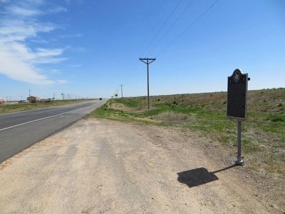 Site of Pampa Army Air Force Base Marker. Click for full size. Site of Pampa Army Air Force Base Marker image. Click for full size.