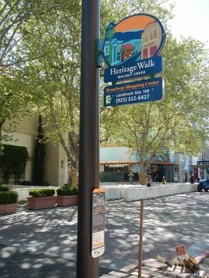 Broadway Shopping Center Marker. Click for full size. Broadway Shopping Center Marker image. Click for full size.