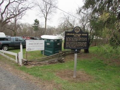 Abraham Staats House Marker. Click for full size. Abraham Staats House Marker image. Click for full size.