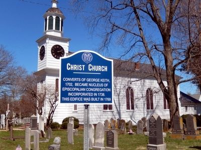 Christ Church Marker. Click for full size. Christ Church Marker image. Click for full size.
