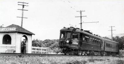 Oakland, Antioch & Eastern Railway at Lafayette image. Click for full size.