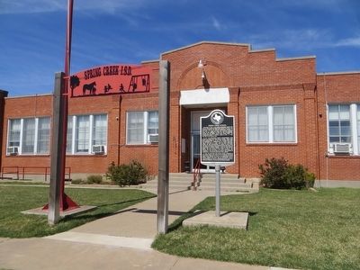Spring Creek School Marker image. Click for full size.