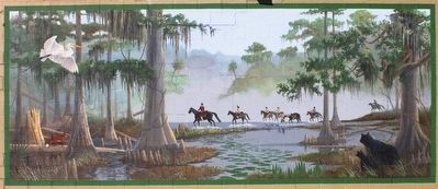 Elusive Francis Marion 1780-1781 Mural image. Click for full size.