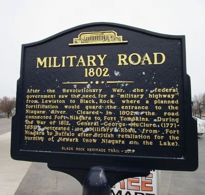 Military Road Marker. Click for full size. Military Road Marker image. Click for full size.