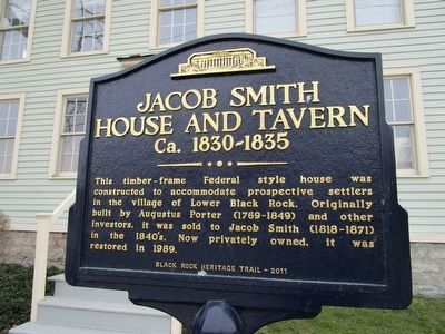 Jacob Smith House and Tavern Marker image. Click for full size.
