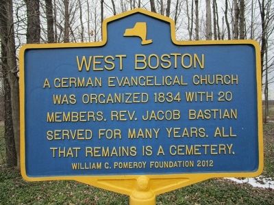 West Boston Marker image. Click for full size.